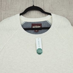 Alesbury Thermal Shirt XXL Tall Men Cream Pilsen Waffle Knit Cotton Crew NEW