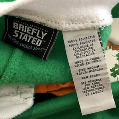 MENS PROUD IRISH GREEN LONG SLEEVE FULL-LENGTH 1PC SAINT PATRICK’S DAY COSTUME
