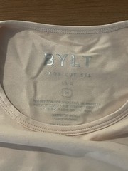 BYLT Mens Pink Drop Cut S/S Lux Shirt M Layers Athletic Capsule Basic Seasons