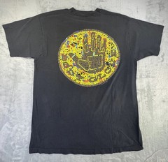 VTG 90s Body Glove Shirt Extra Large Black Single Stitch Colorful Mosiac USA