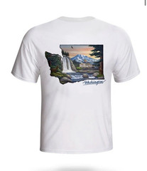 In-N-Out Burger Washington Original Tee Men’s M White Graphic Print T-Shirt
