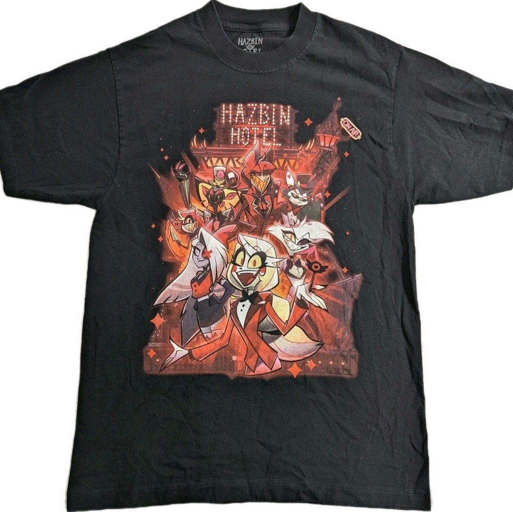Hazbin Hotel Graphic T-shirt Men’s Sz Medium Animated Series