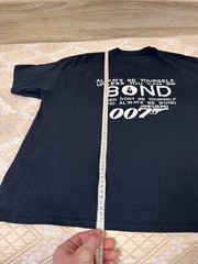 RARE James Bond Agent 007 Vintage Movie T Shirt Mens Size XL Black