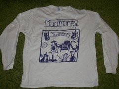 MUDHONEY Retro LONG SLEEVE SHIRT L Kurt Cobain Sonic Youth Nirvana TAD Sub Pop