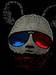 Sound Activated LED Bear Tee Shirt Size M Men’s Works Great.