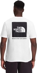 The North Face Box NSE Mens Tshirt White TNF Black Sz Large