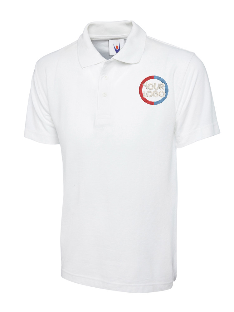 Custom Embroidered Polo Shirt Uneek UC101 Personalised Workwear Poloshirt T
