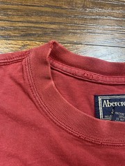 Y2K Thrashed Abercrombie & Fitch Mens XL T-Shirt Vtg USA Made Indian Grunge Punk