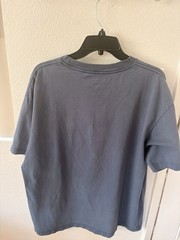 Pacsun Men’s Large Navy Blue T-Shirt Short Sleeve Crew Neck Cotton Blend