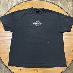Orange County Choppers T Shirt 2XL NY Motorcycles Black Steel VTG Flames Ace