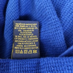 Polo Ralph Lauren Mens XL Blue Thermal Waffle Knit Long Sleeve Poly/Cotton Blend