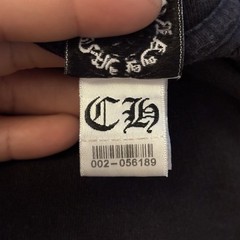 Chrome Hearts Early 2000s Red Horseshoe Scroll Tee Size Small