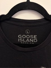 Goose Island Beer Co T Shirt Mens L Black Chicago’s Beer Graphic Logo Tee