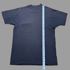 Vintage 80s Blank Minimalist Distressed Single Stitch Pocket T-Shirt – Large