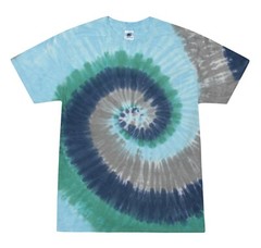 Tie Dye T-Shirts Multi-Color Kids & Adult 100% Cotton Colortone