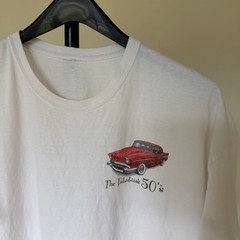 Chevrolet The Fabulous 50s T-Shirt XL White Bel Air Joe Blow Ts