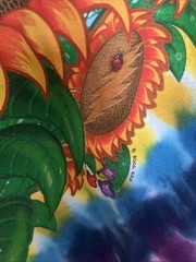 Liquid Blue Y2K Grateful Dead Inspiration Tie Dye T shirt Bears Medium 2006