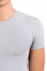 Versace Collection Men’s Gray Stretch Crewneck Short Sleeve T-Shirt XS S M L XL
