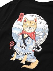 Niepce Men’s Shiba Inu Graphic Tee Japanese Streetwear Short Sleeves T-Shirt