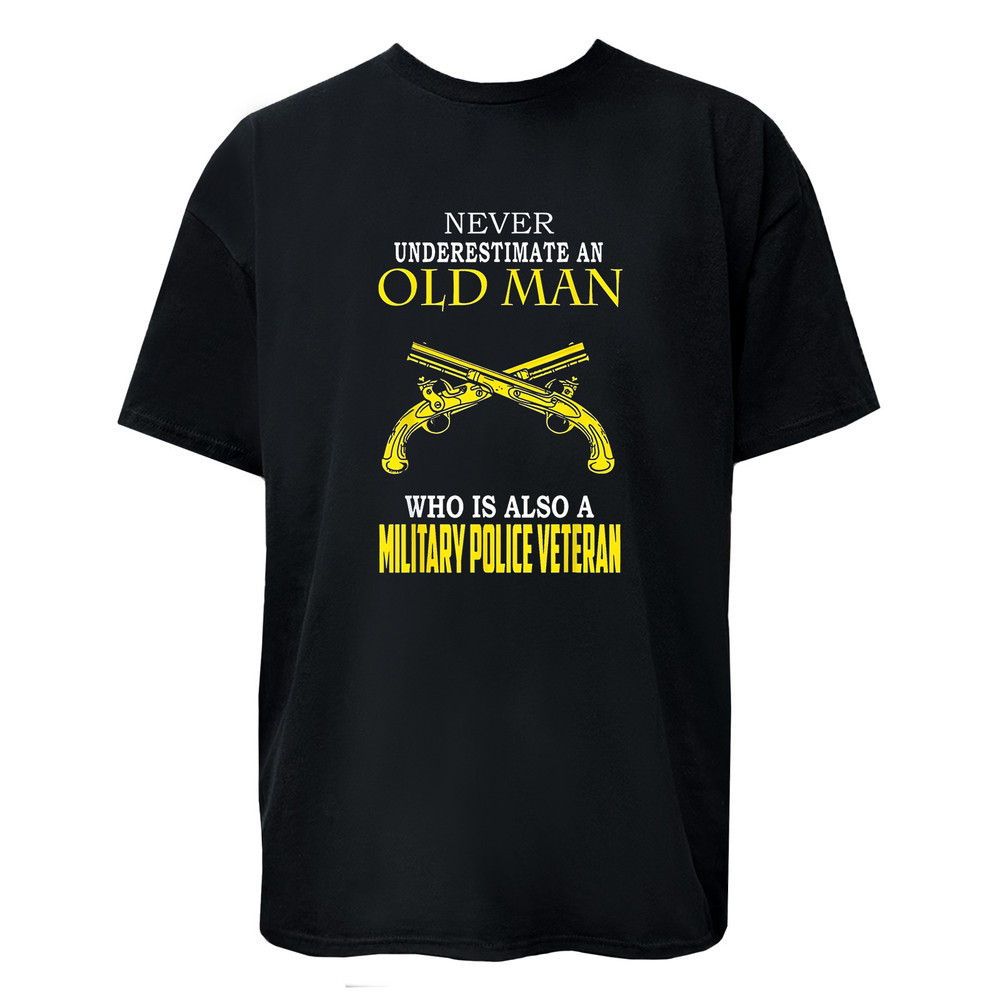 Old Man Military Police Veteran T-Shirt / Hoodie / Sweatshirt Unisex Women Men