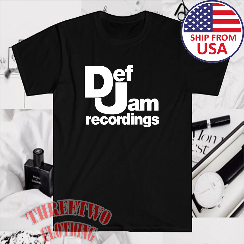 Def Jam Recordings Men’s Black Size S to 5XL
