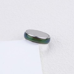 Mood Ring for Teens – 6mm Stainless Steel Temperature Sensative Color Changin…