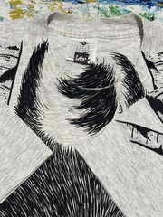 Vintage Single-Stitch Wolf AOP Tee 1991 XL Geo Cupit Art T-Shirt 90s NOS Art USA