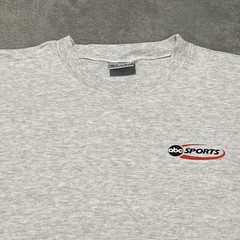 ABC Sports Shirt Mens 2XL Gray College Football Gear For Sports Vintage Tee