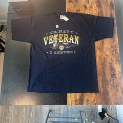 Bayside U.S. Navy Veteran I Served Eagle Graphic T-Shirt