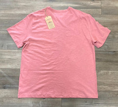 Faherty Sunwashed Short Sleeve T Mens XL Pink Organic Cotton Pocket Shirt