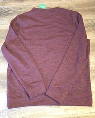 NWT Gerry Men’s Long Sleeve Crew Sweater Size XL Red Maroon