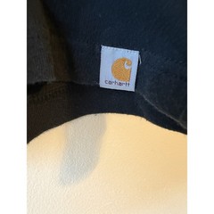 Carhartt Shirt Mens M Relaxed Black Short Sleeve Work Cotton Tee Casual Loose