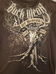 Graphic Buck Wear Double Sided T-Shirt Men’s Medium Cotton