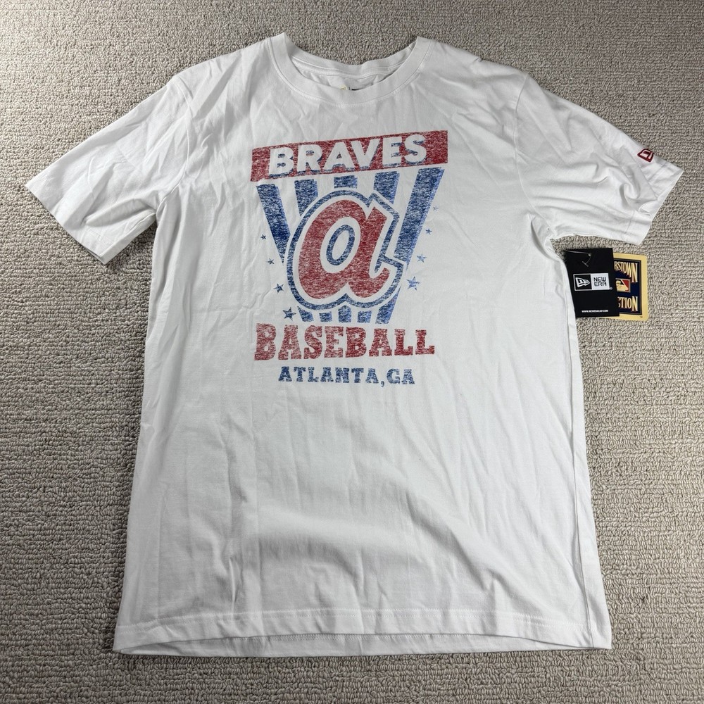New Era Atlanta Braves City Connect Game Day T-Shirt White Men’s Size Medium