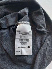 Carhartt Mens L Dearborn LS Shirt K231 Carbon Heather Gray NWOT *Read*