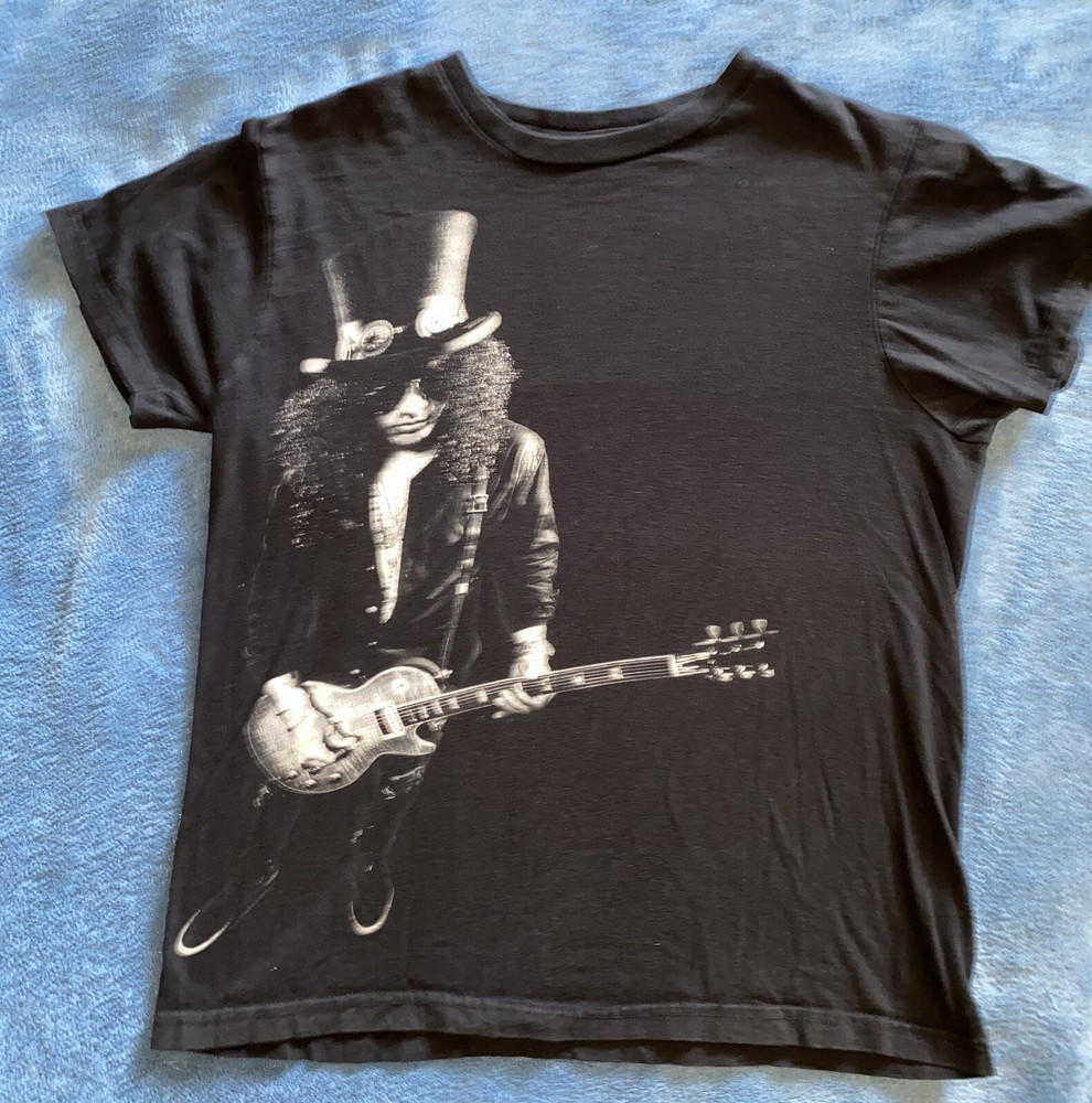 Pacific Slash Guns & Roses Guitar T Shirt Sz S(19in W X 22in L) Band Music Rock