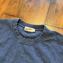 Non Stock Knitting Wear Shirt Mens Medium Blue TShirt Cotton