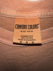Comfort Colors Garment Dyed Cotton Lake Travis Colorado River Orange Mens M Tee