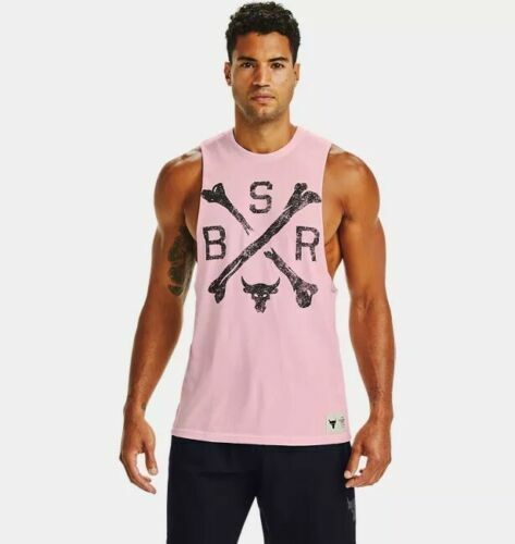 UNDER ARMOUR PROJECT ROCK BSR BLOOD SWEAT RESPECT DWAYNE JOHNSON TANK TOP sz 2XL