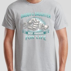 Daddy And Daughter Mens T Shirt Best Friends For Life Dad Fathers Day Tee