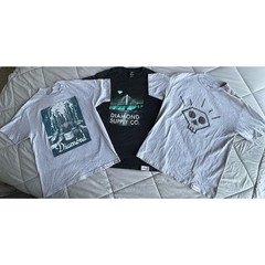Vintage 90’s Diamond Supply Co USA Skate Tees Lot x3 Size L Karmaloop