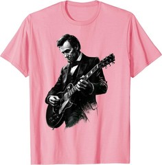 Abraham Lincoln Abe Lincoln Playing Guitar Retro Vintage T-Shirt