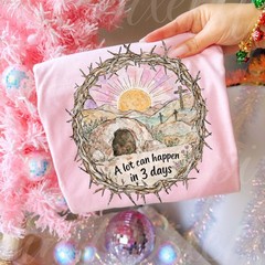 Empty Tomb Easter PNG A Lot Can Happen in 3 Days Christian Art Resurrection