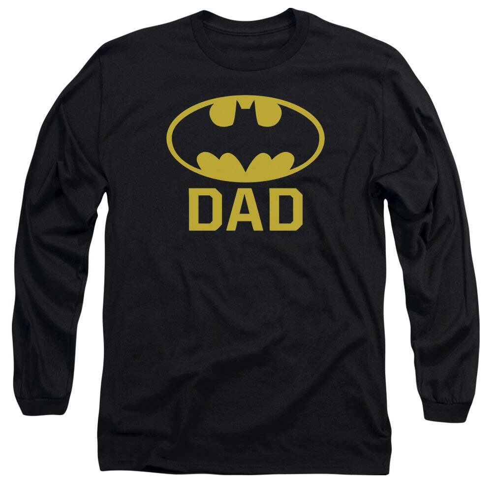 Batman Bat Dad Licensed Adult Unisex Long Sleeve T-Shirt SM-3X