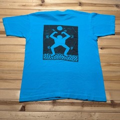 Vintage 90s NY Urban Professionals Volleyball Sports Keith Haring T-Shirt Large