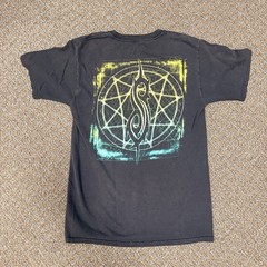 Vintage 2001/2002 Slipknot Des Moines Iowa Sm Double Sided Graphic Tee Black