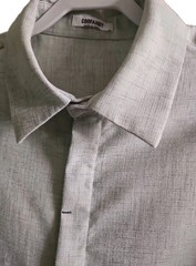 COOFANDY Men’s Casual Linen Button Down Shirt Short Sleeve Beach Shirt NEW Med.