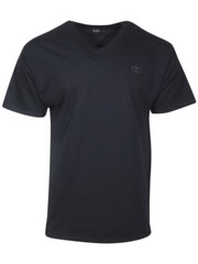 Champion Classic Jersey T-Shirt Men’s Short Sleeve V-Neck, Black, S