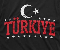Mens Turkiye Shirt Turkey National Patriotic Flag Shirt Turkey Shirt Turkiye Tee