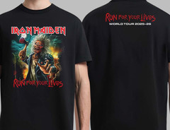 Iron Maiden Run For Your Lives World Tour 2025 2026 OG Unisex T-Shirt